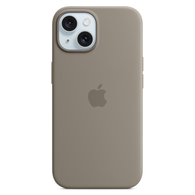 Силиконовый чехол MagSafe для iPhone 15 Глиняный