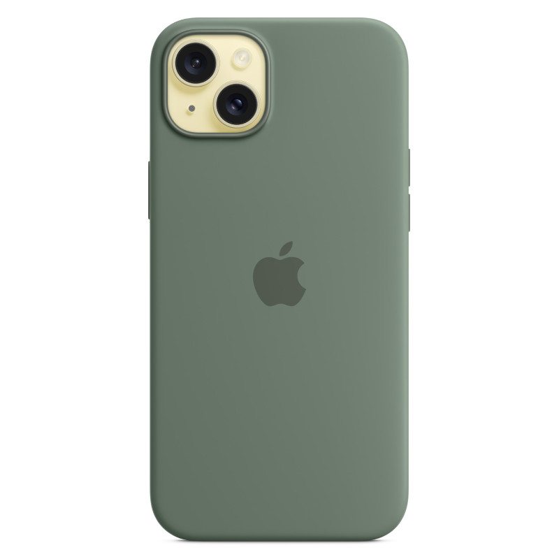 Силиконовый чехол MagSafe для iPhone 15 Plus Кипарис