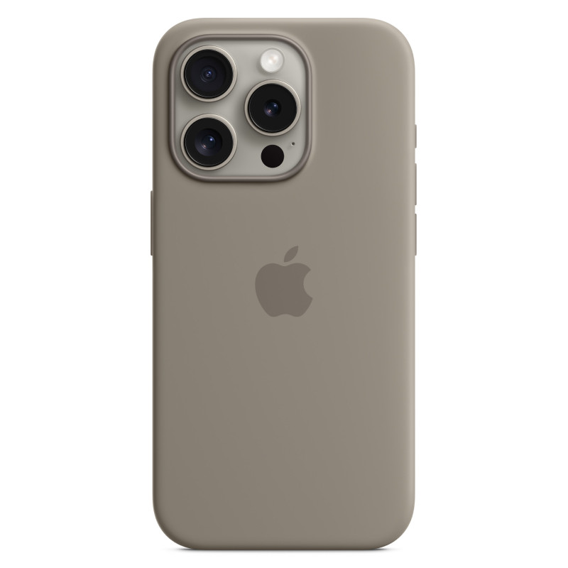 Силиконовый чехол MagSafe для iPhone 15 Pro Глиняный