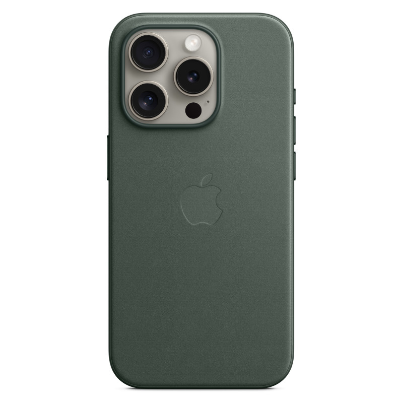 Чехол FineWoven MagSafe для iPhone 15 Pro Зеленый