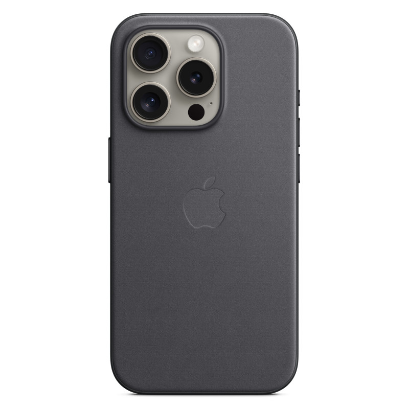 Чехол FineWoven MagSafe для iPhone 15 Pro Черный