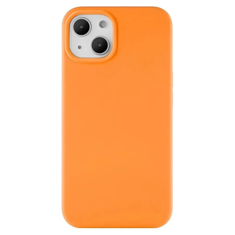 Защитный силиконовый чехол uBear Touch Case для iPhone 13 Оранжевый
