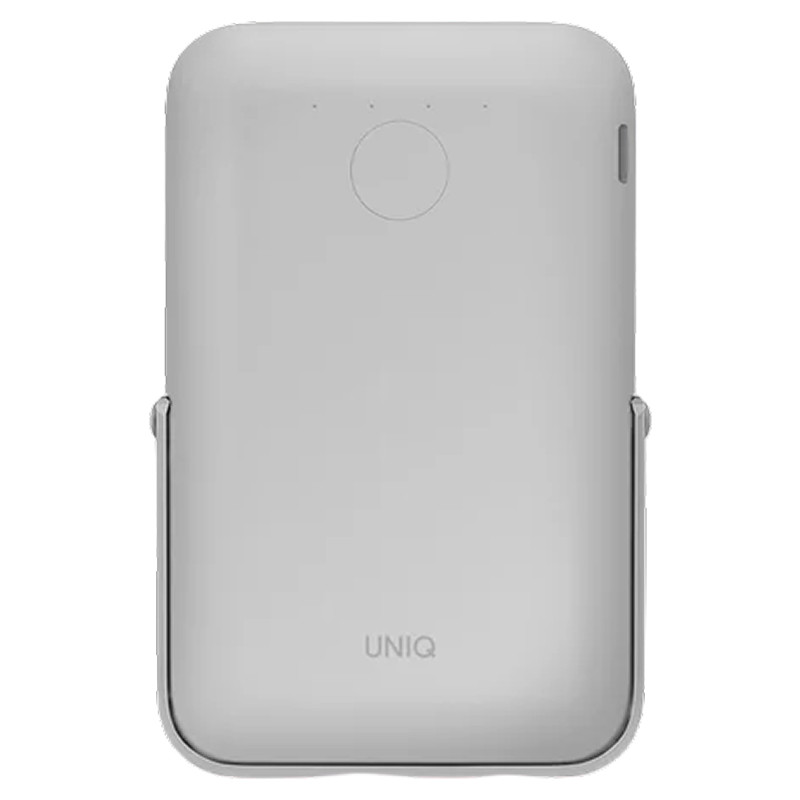 Внешний аккумулятор Uniq Hoveo Click MagSafe 5000 mAh Светло-серый