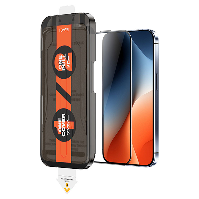 Защитное стекло с аппликатором Remax ES-01 для iPhone 16 Pro Max
