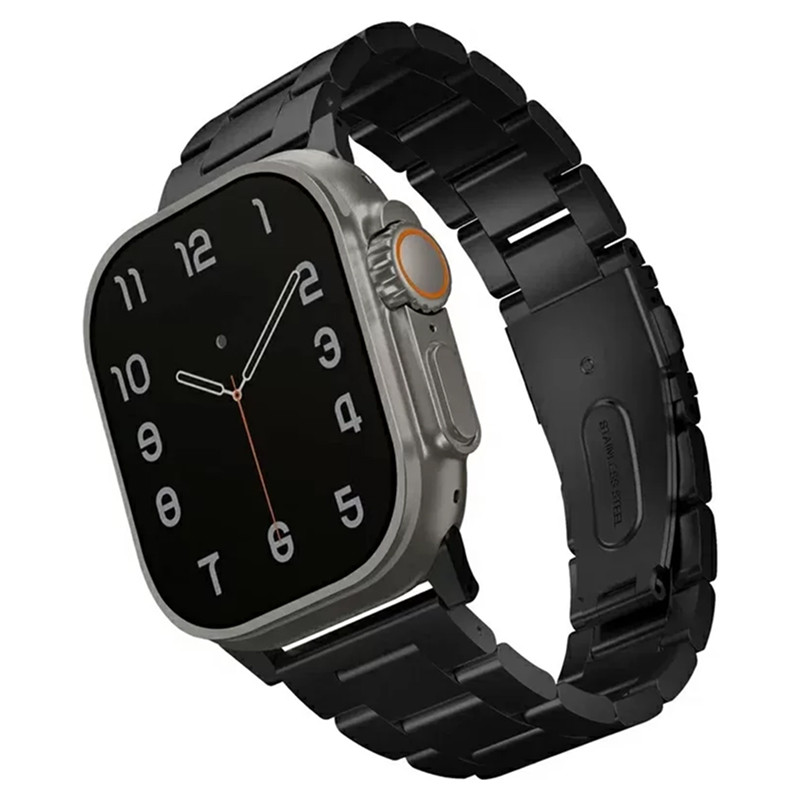 Стальной ремешок Uniq Osta для Apple Watch 44-49 мм Черный