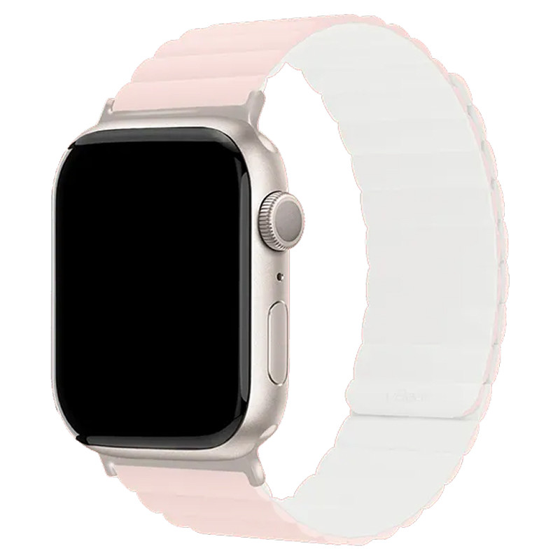 Силиконовый ремешок uBear Mode Strap для Apple Watch 40-42 мм Розовый/Бежевый