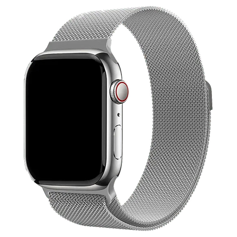 Стальной ремешок uBear Spark Strap для Apple Watch 44-49 мм Серебристый