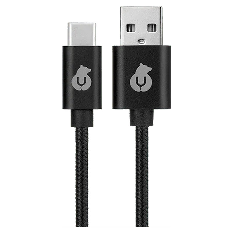 Кабель uBear Cord с разъёмом USB/Type-C (1.2 м) Черный