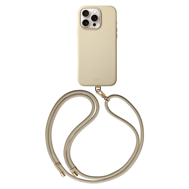 Чехол Uniq Coehl Muse MagSafe для iPhone 16 Pro Кремовый