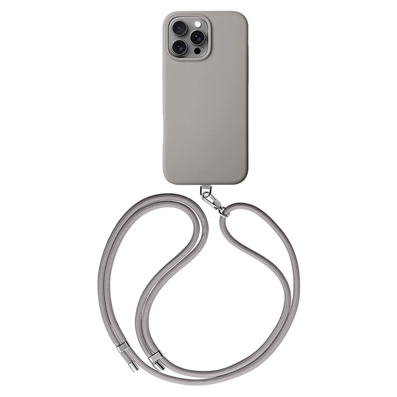 Чехол Uniq Coehl Creme MagSafe для iPhone 16 Pro Max Серый