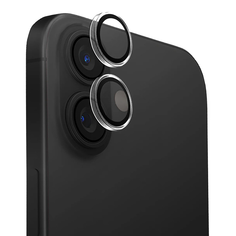 Защитное стекло объектива камеры Uniq Optix для iPhone 16/16 Plus Прозрачный