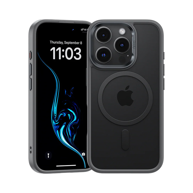 Чехол Benks Mist MagSafe для iPhone 16 Pro Серый