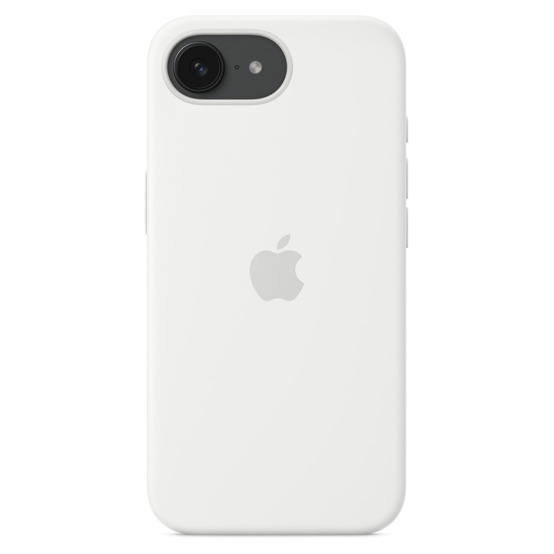 Силиконовый чехол для iPhone 16e Белый