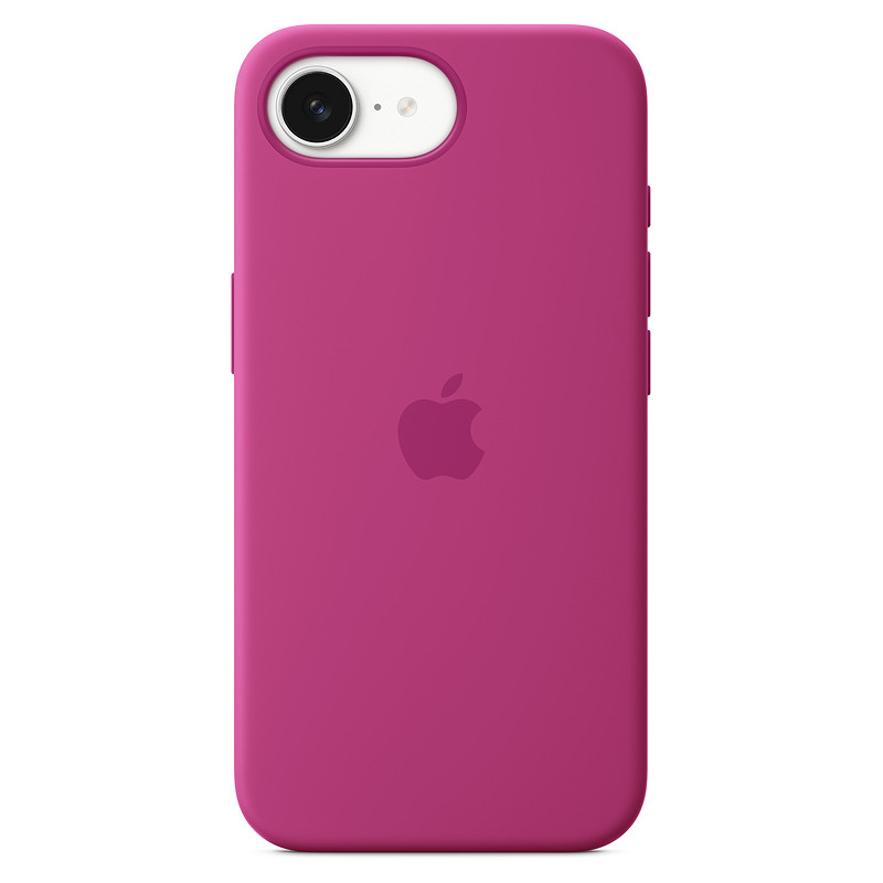 Силиконовый чехол для iPhone 16e Фуксия