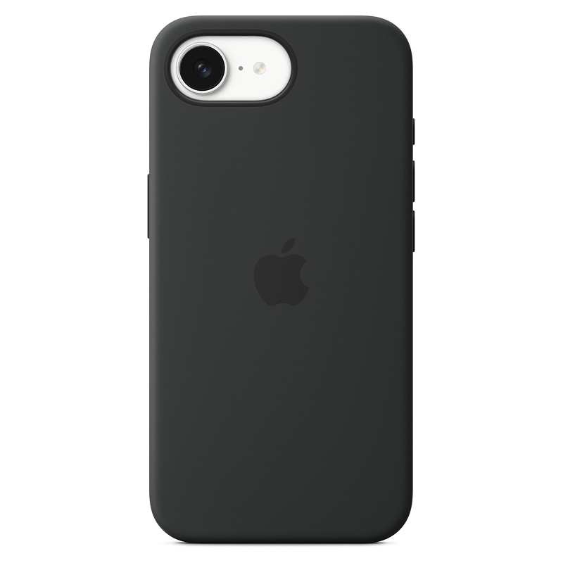 Силиконовый чехол для iPhone 16e Черный