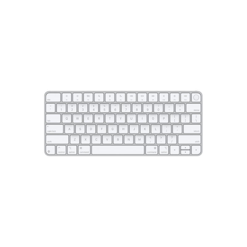 Клавиатура Apple Magic Keyboard USB-C с Touch ID Серебристый/Белый
