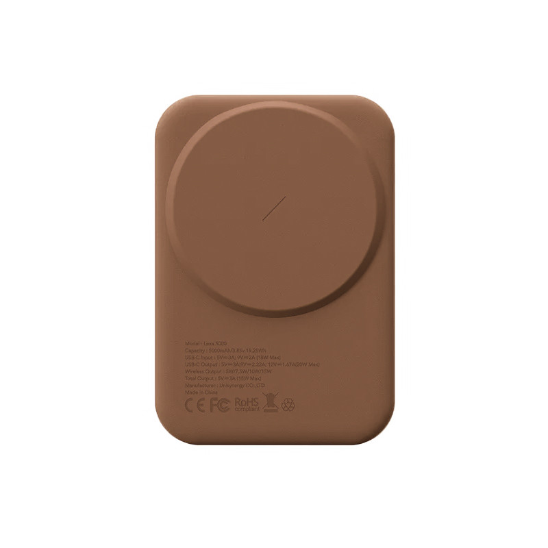 Внешний аккумулятор Uniq Lyden Lexa MagSafe 5000 mAh Карамель