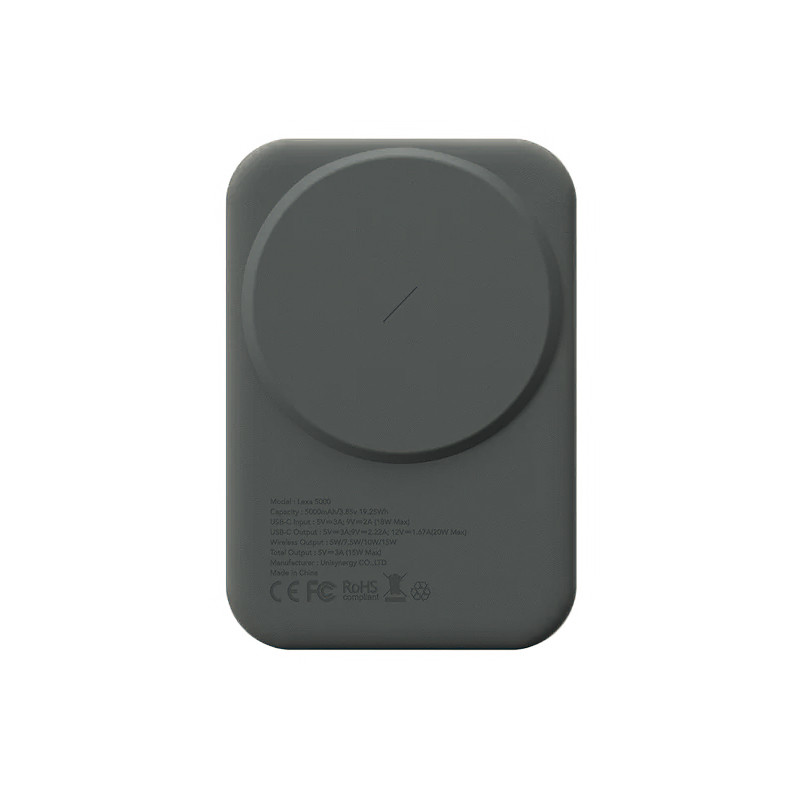 Внешний аккумулятор Uniq Lyden Lexa MagSafe 5000 mAh Зеленый