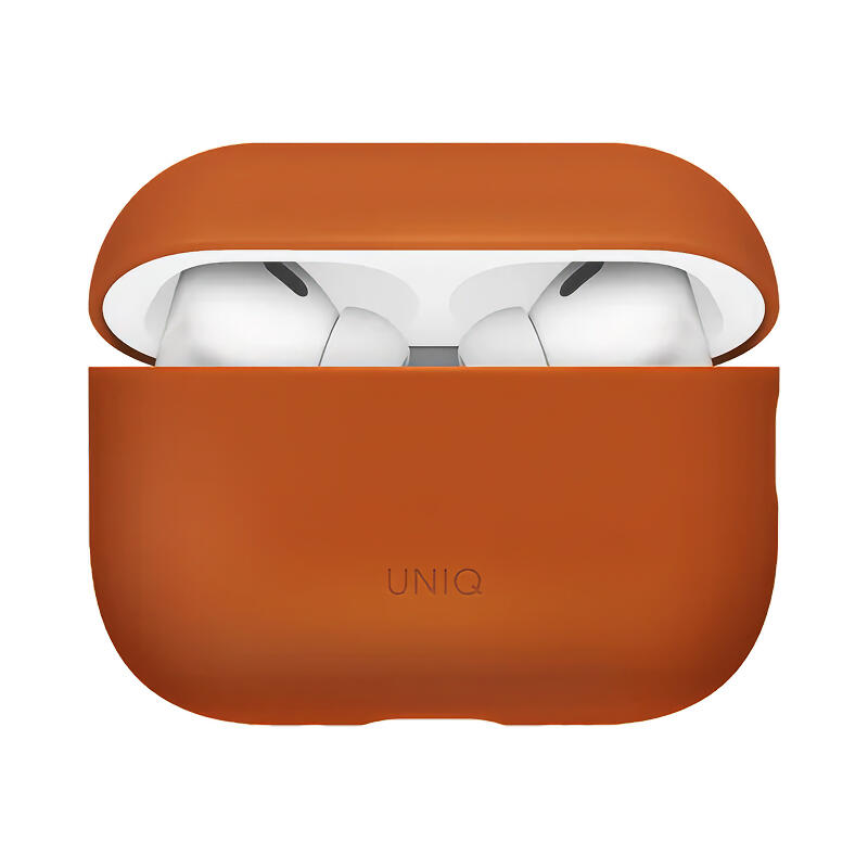 Защитный силиконовый чехол Uniq Lino для AirPods Pro 3 Оранжевый
