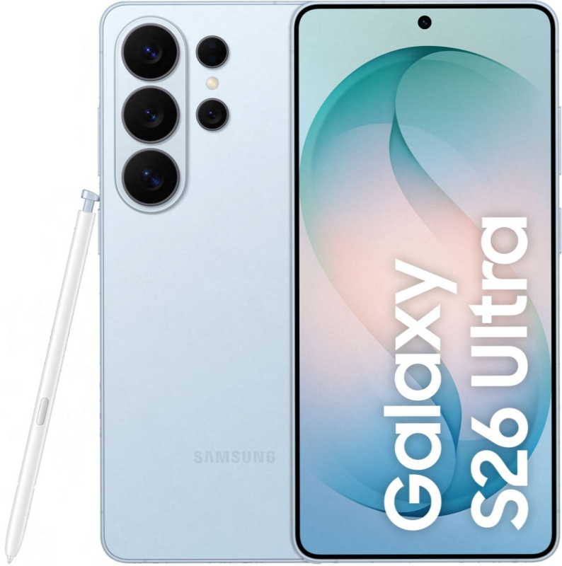 Смартфон Samsung Galaxy S26 Ultra 12 ГБ/256 ГБ, Голубой